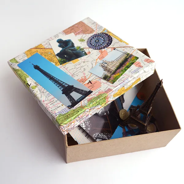 Krabica na dovolenkový šrot